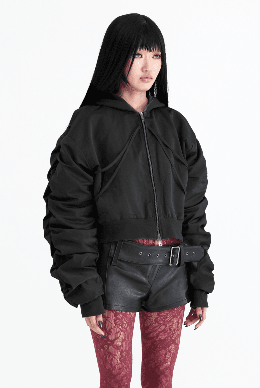 Bondage Bomber Jacket (21일 예약발송) black
