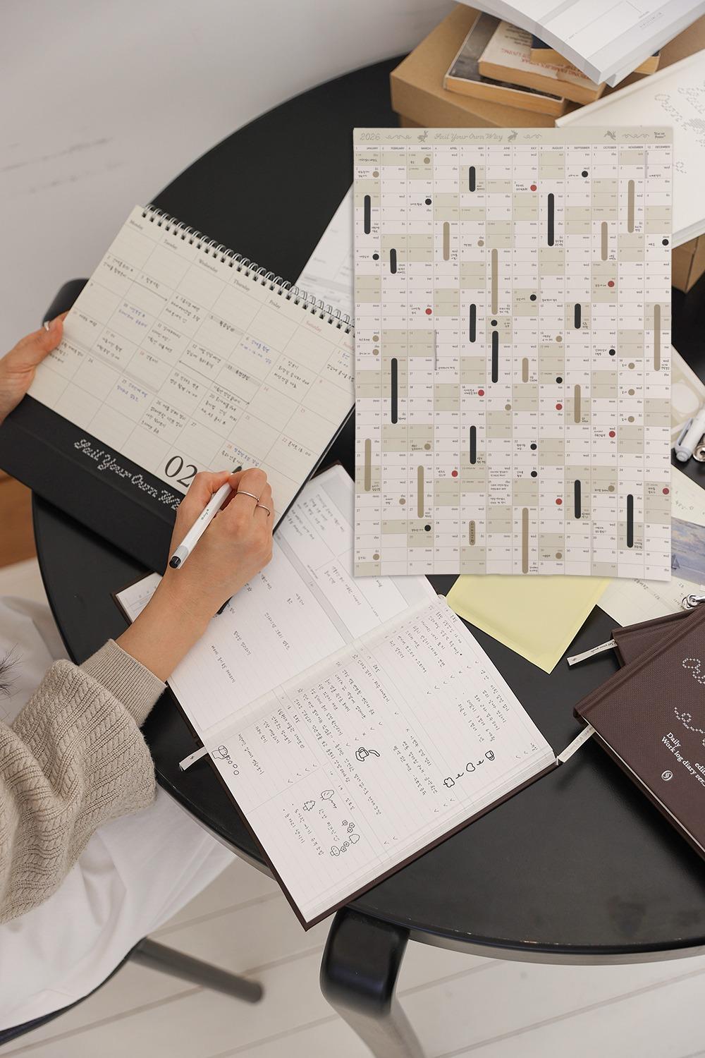 [세트] 워크로그 다이어리 + 워크 캘린더 + 연이어 포스터(12/26~ 순차 발송)