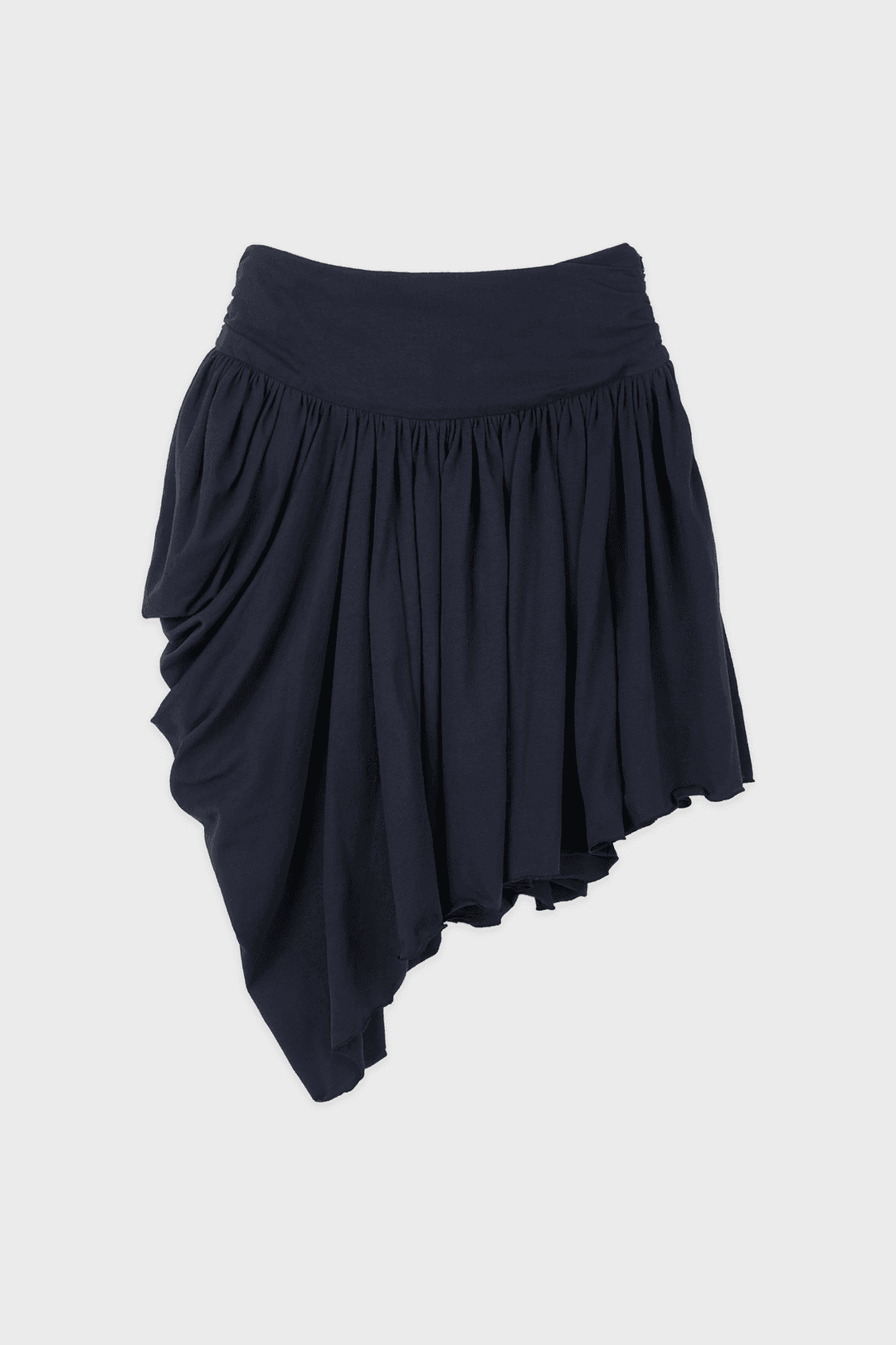 SN Drape Unbalanced Skirt (Navy)