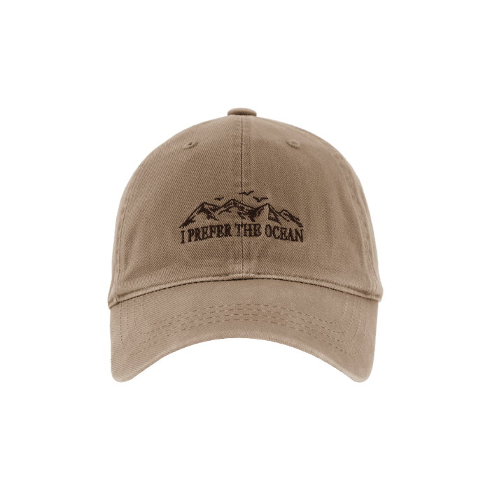 Tuewid souvenir cap ´prefer ocean’ (진한자수)