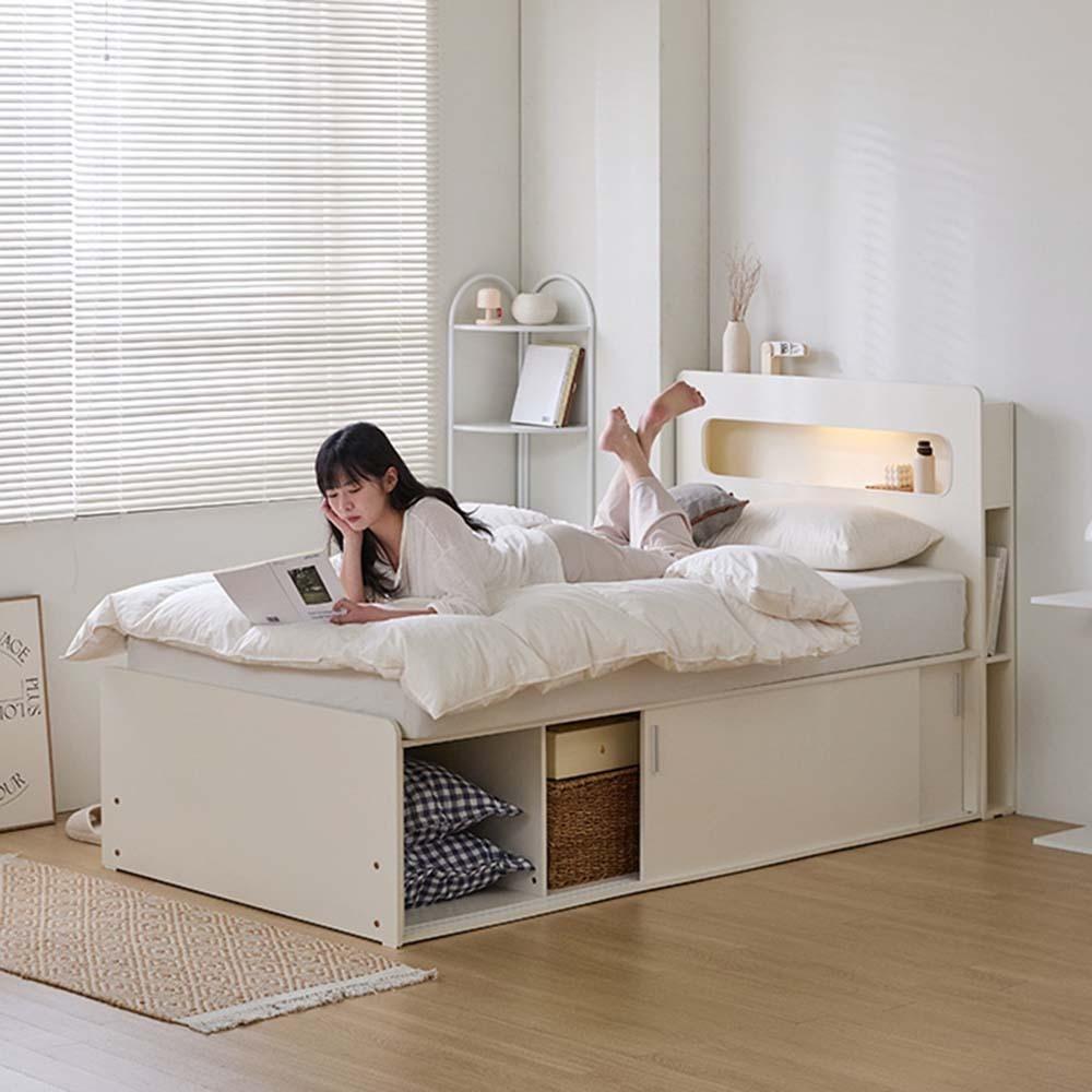 밀러 슬라이딩 빅수납침대