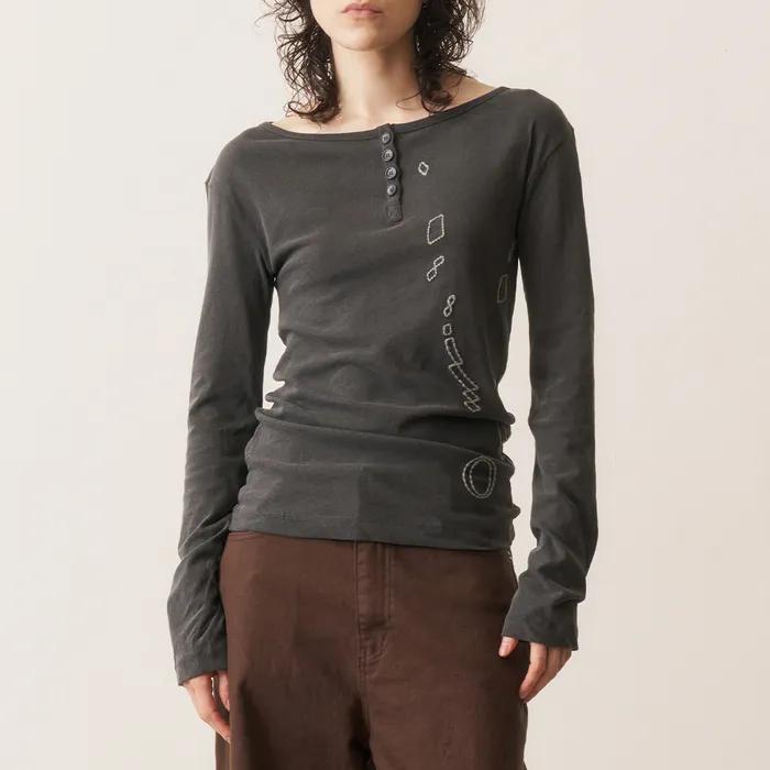 Stitch Henley Tee, Collapse