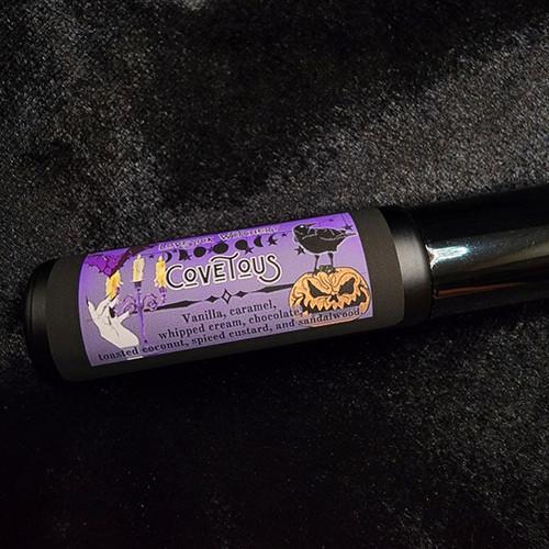 Covetous Perfume - milky chocolate, toasted coconut, and creamy caramel