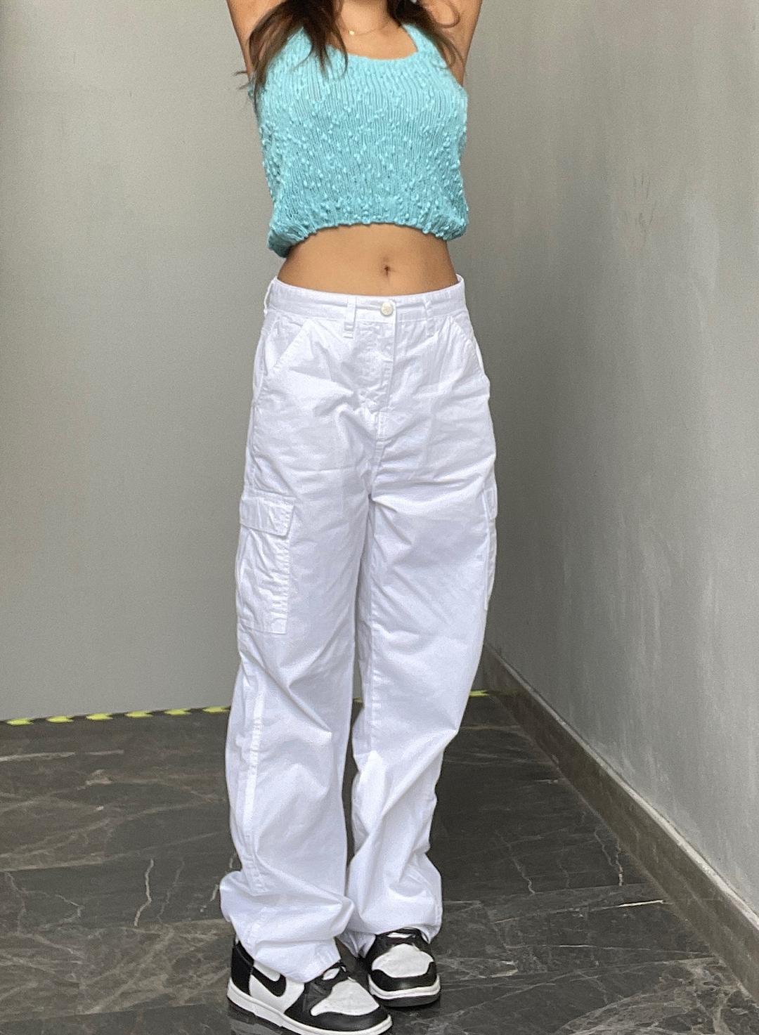 (새상품) Cargo Pants (white,khaki)