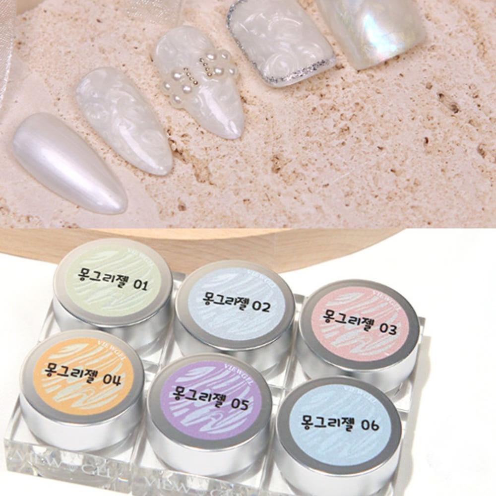 뷰젤 몽그리젤 마블 젤네일