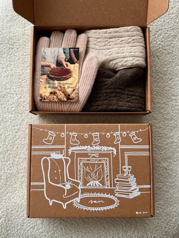 장갑 + 캐시울 양말 SET