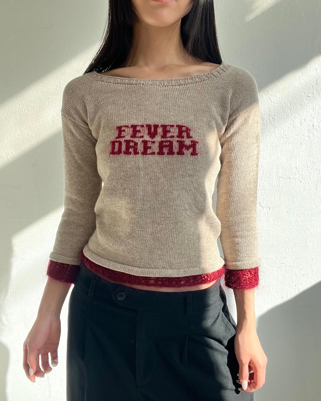 'Fever dream' layered top