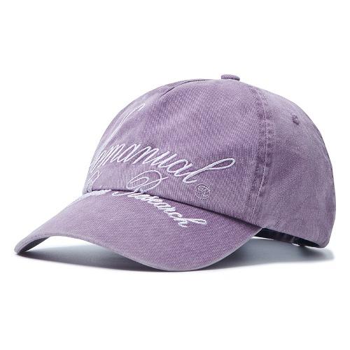 CURSIVE LOGO BALL CAP - LIGHT PURPLE