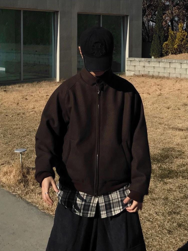 컬린 로우넥 울 자켓 3C