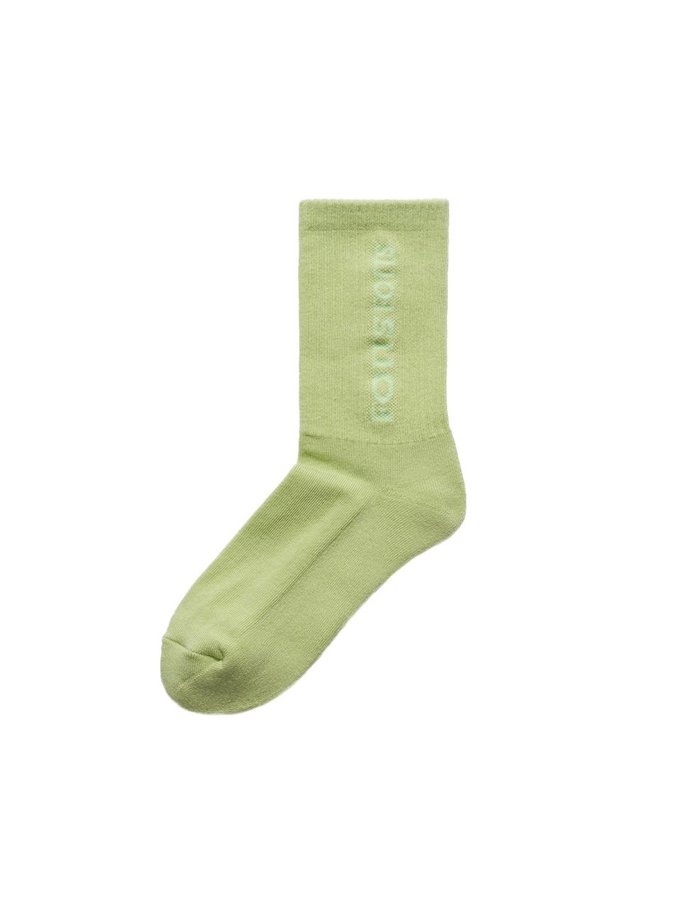 CREW SOCKS / LIME  [10월 중순 순차 발송]