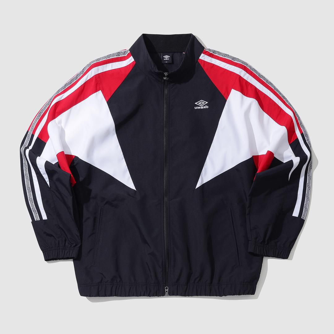 UK 헤리티지 스탠넥 바람막이 자켓 / RED