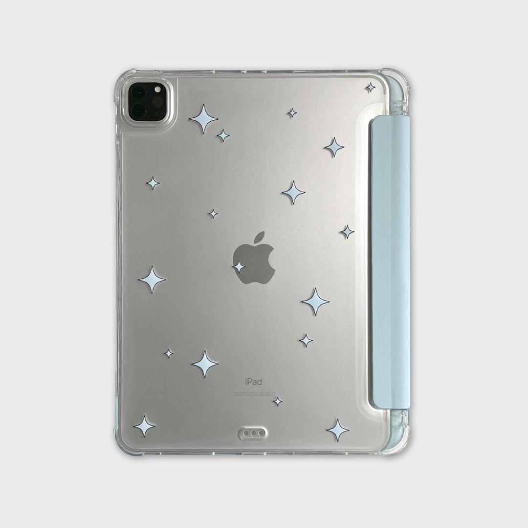 [듀이]아이패드 케이스 - twinkling ipad case (sky blue)