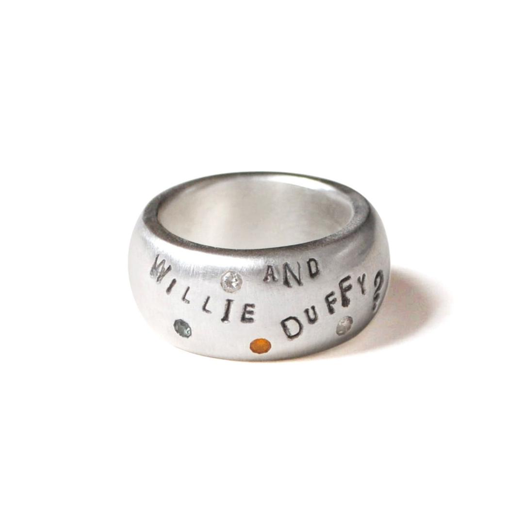 Tube Cubic Stamp Ring (10mm)
