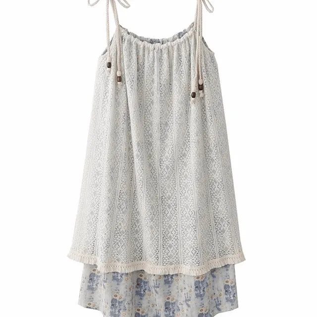 (당일발송)보헤미안 플라워 레이스 원피스