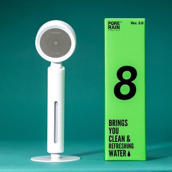 퓨어레인 3세대 윈도우 PR-8W 녹물 정수 필터 샤워기 헤드