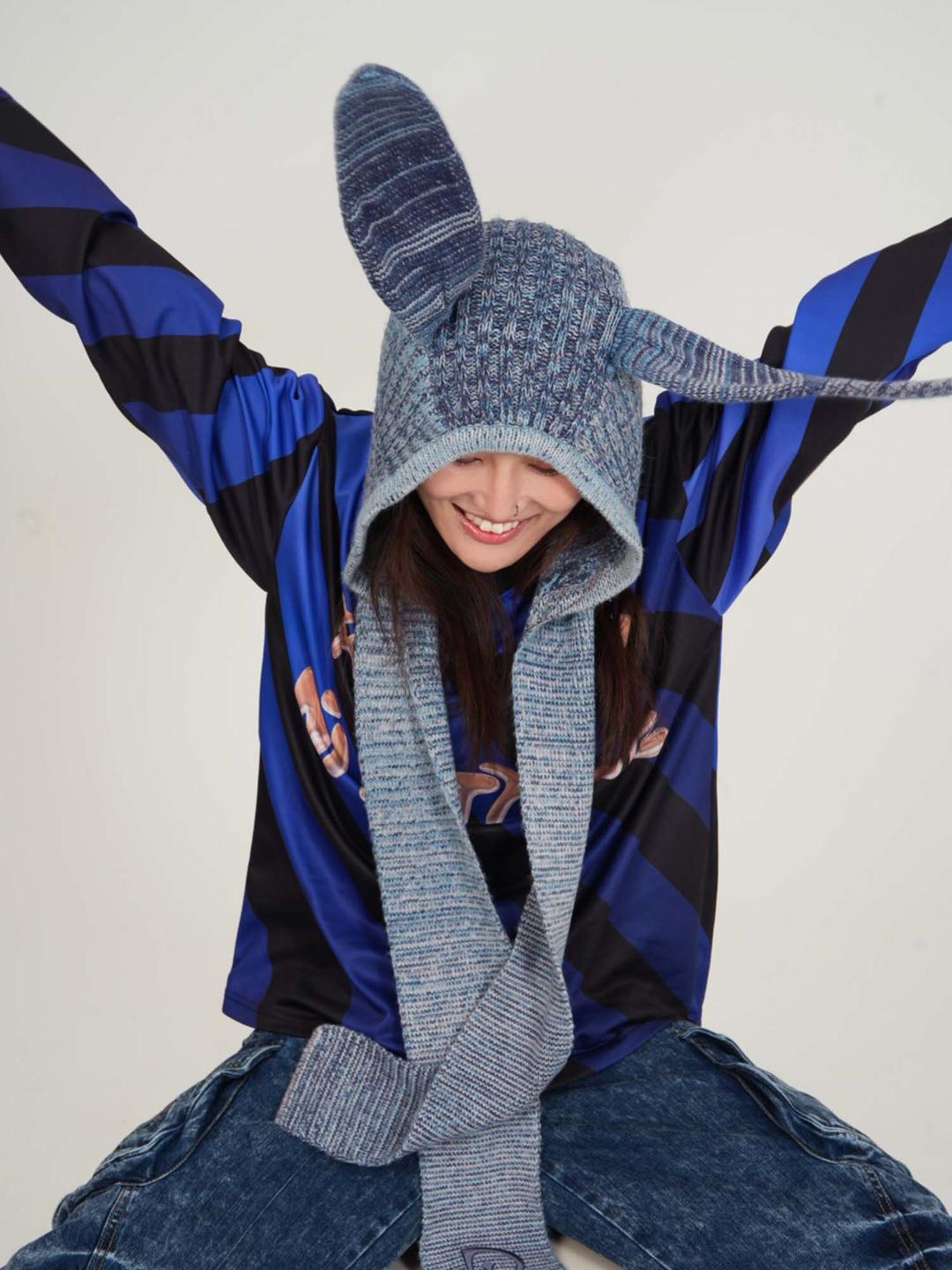 Rabbit Ear Balaclava Muffler(BL)