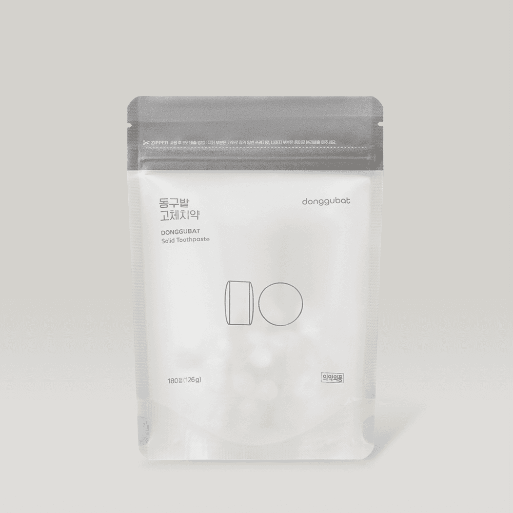 [제로웨이스트] 동구밭 씹는 고체치약 제로웨이스트 180정