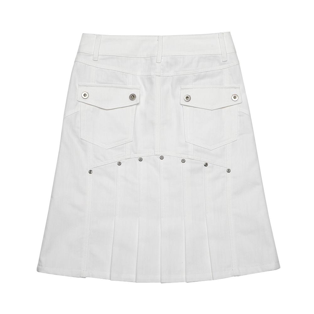 rivet cotton skirt
