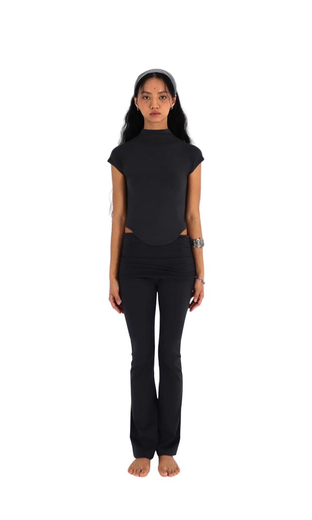 Angelnumber555☆AN5 bootscut folded pants AN5 bootscut folded pants