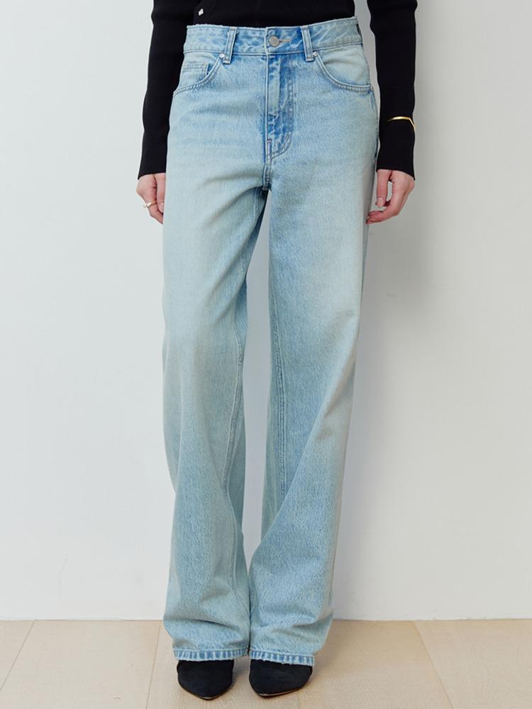 TMR WIDE DENIM JEANS LBL