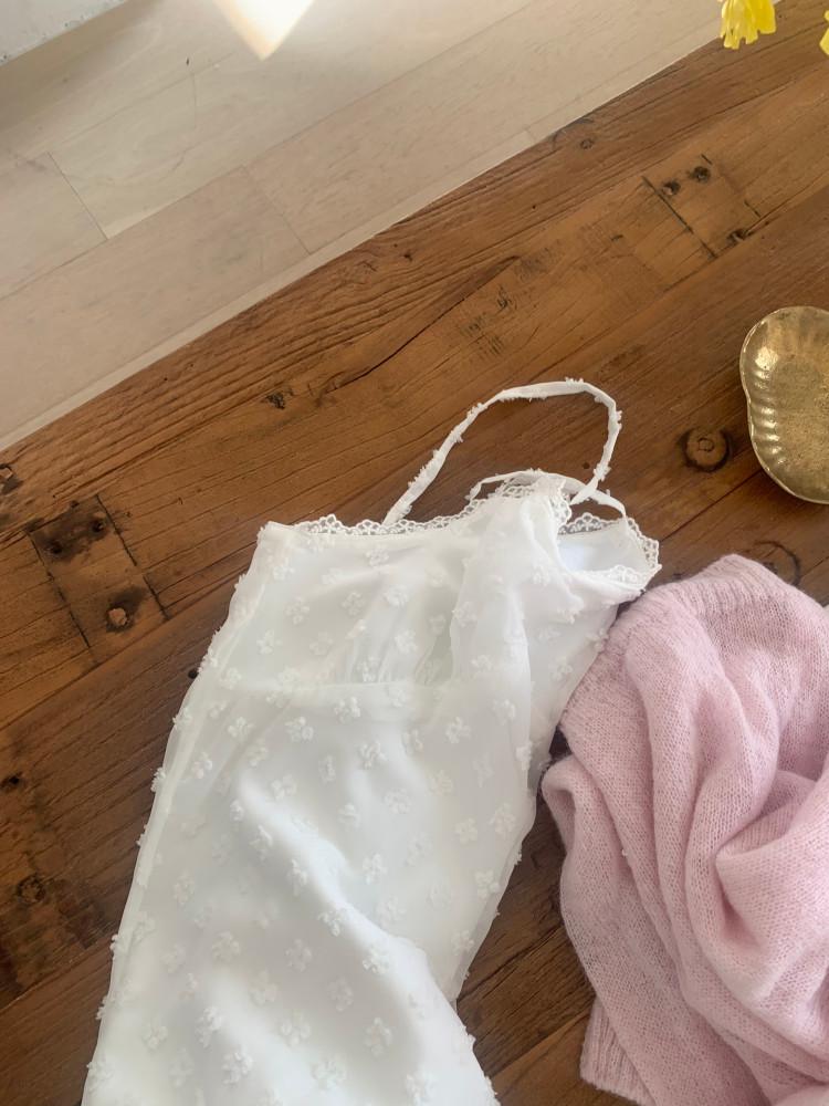 [MADE] 자디크 슬리브리스 원피스 아이보리