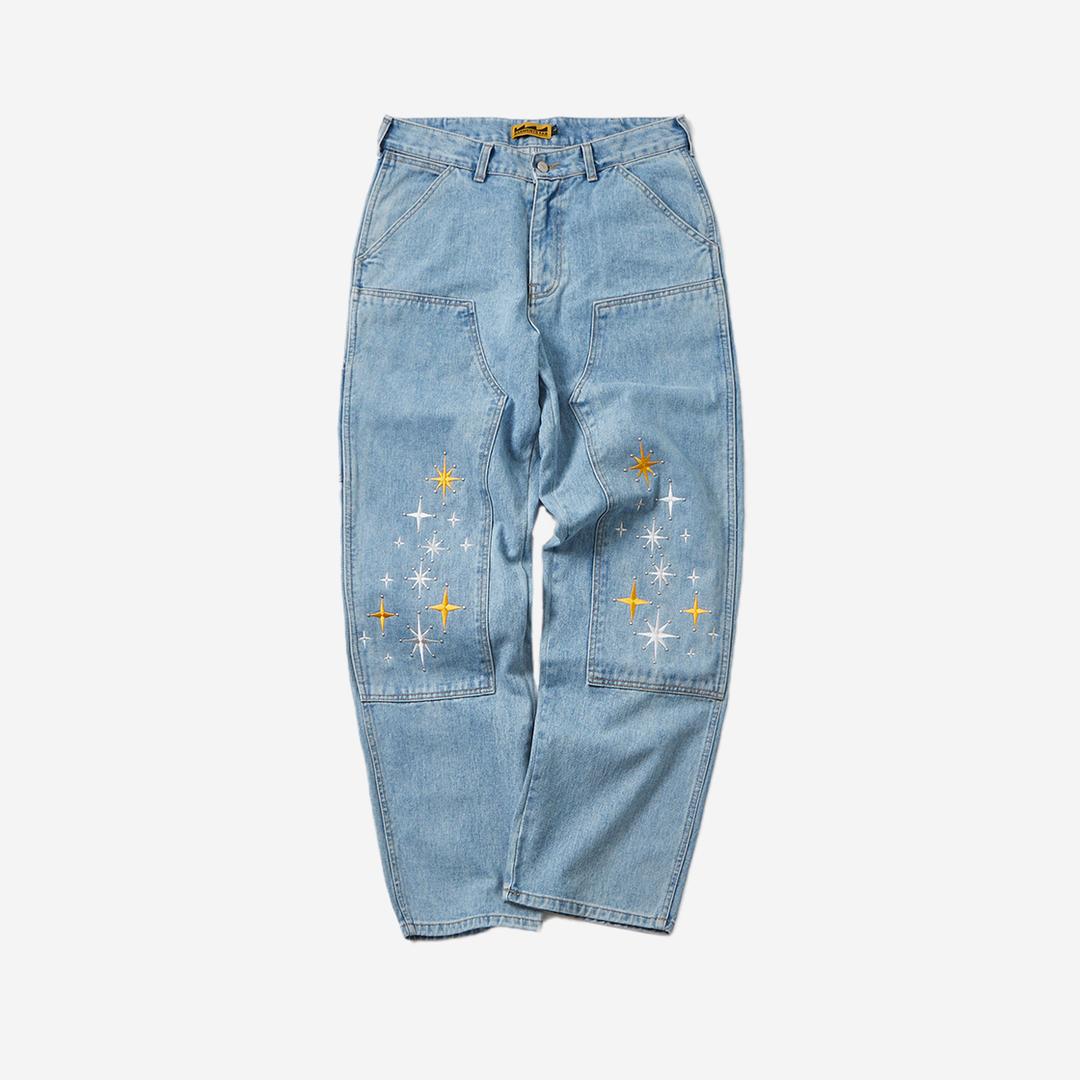 Garments Fab Rising Star Double Knee Pants Blue