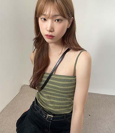 그린 스트라이프 나시