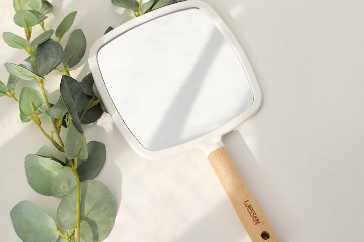 클래시 우드 넥 손거울_스퀘어