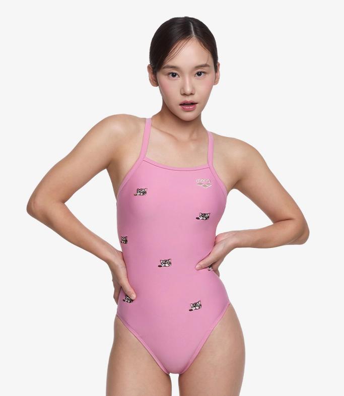 플러피프렌즈3 선수 원피스 크로스 스트랩백