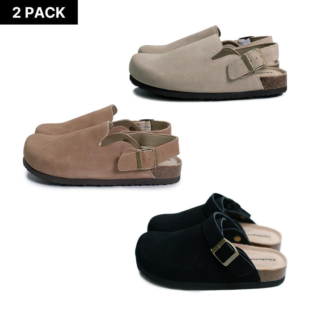 2PACK 츄바스코 칸토 백 스트랩 뮬  3컬러