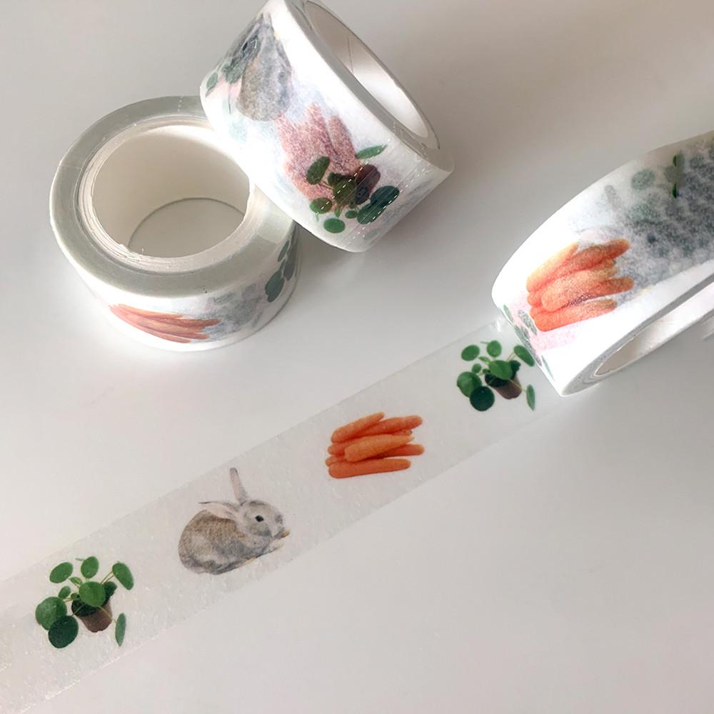 Rabbit 마스킹테이프 러브윌셋유프리 lovewillsetufree 다꾸