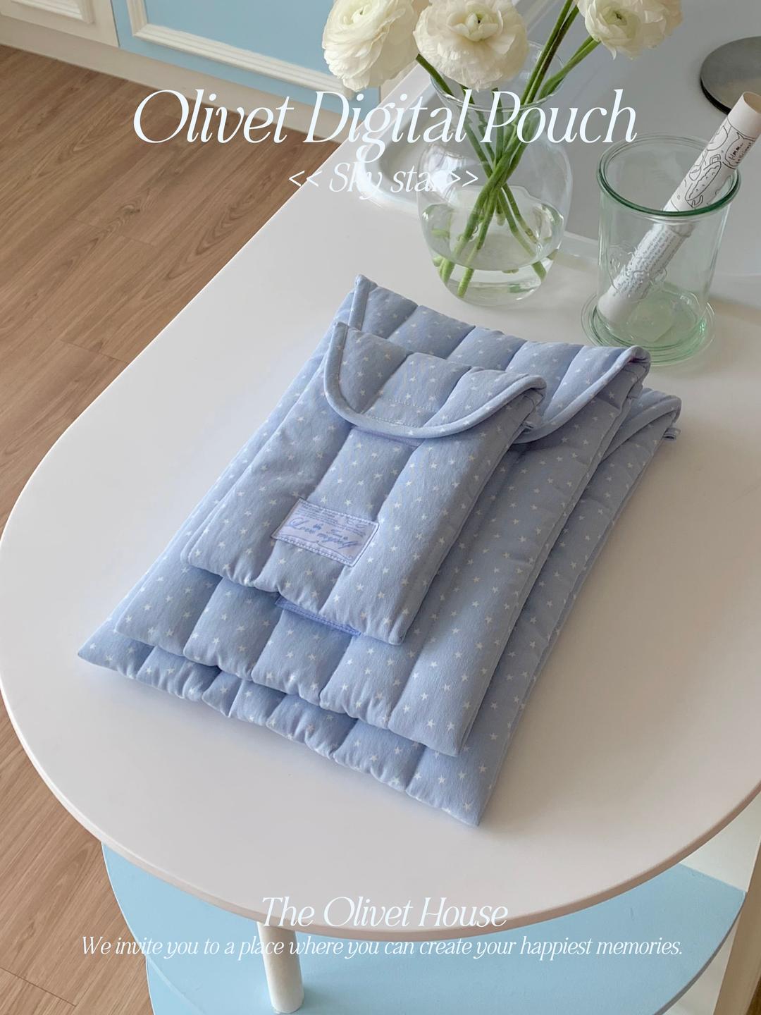 (3/16 출고) The Olivet house digital pouch - sky star (book, 13, 15-16inch)