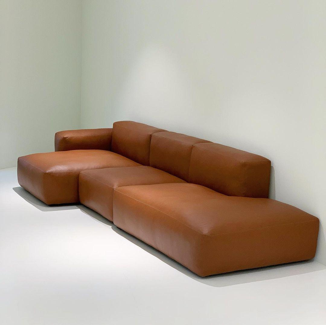 헤이 Mags Soft Sofa 3 Seater - wide Sierra leather