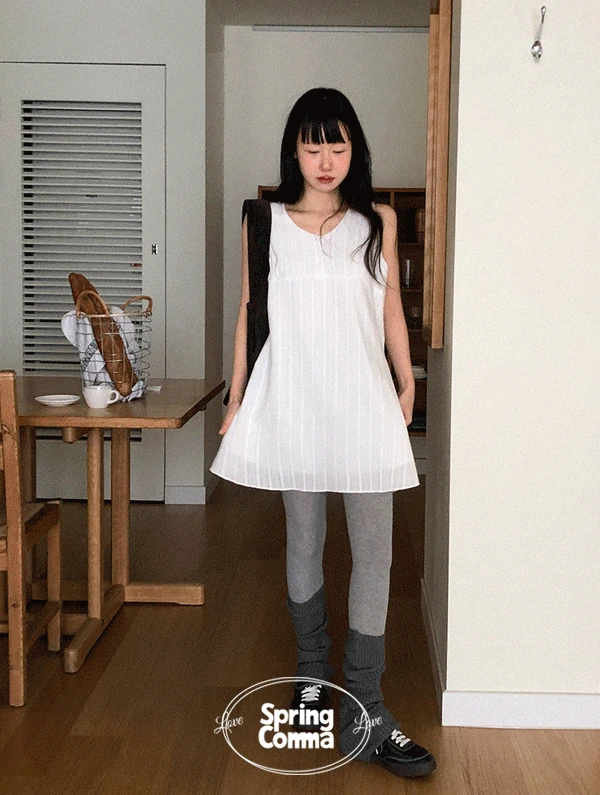 [MADE] 켄달 버튼나시미니원피스 (단독주문만 당일 출고 가능!)