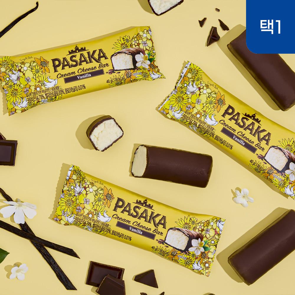 [소비기한: 24년 12월 11일까지] 파사카 크림치즈 바 바닐라맛 24개입 1개 외 택1_냉동