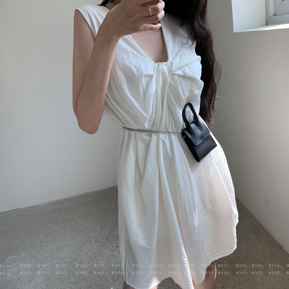 꼬임 양면 미니 원피스(가방set)