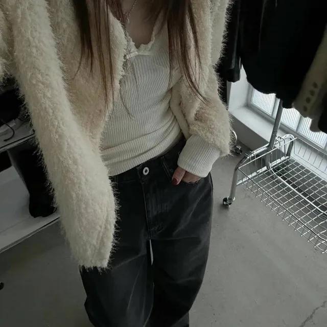 스노우 울 가디건 ( 2colors )