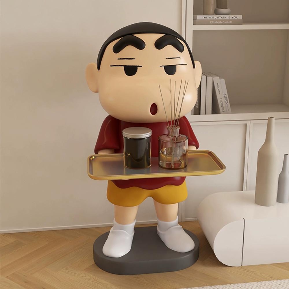 스탠딩 대형 짱구 거실 협탁 사이드테이블 소품 트레이