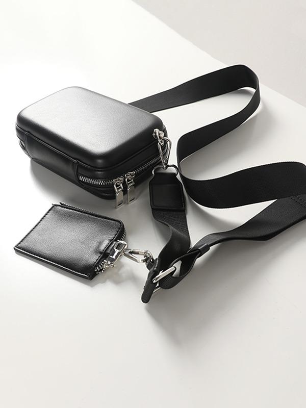 Pocket messenger cross bag (2color)