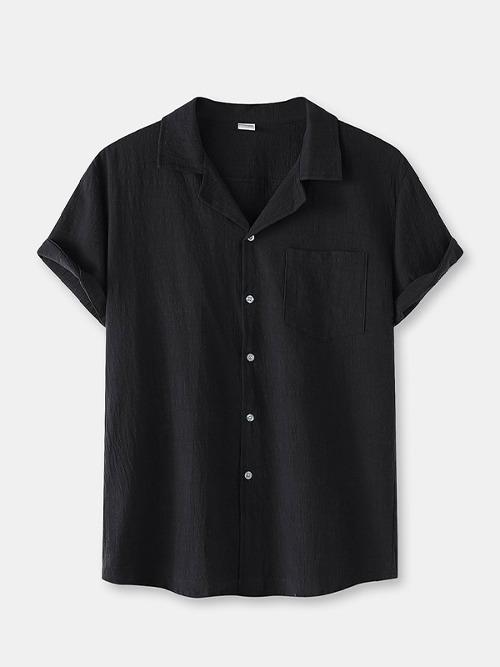 마크 오픈 카라 반팔 셔츠 (8/9일 발송)