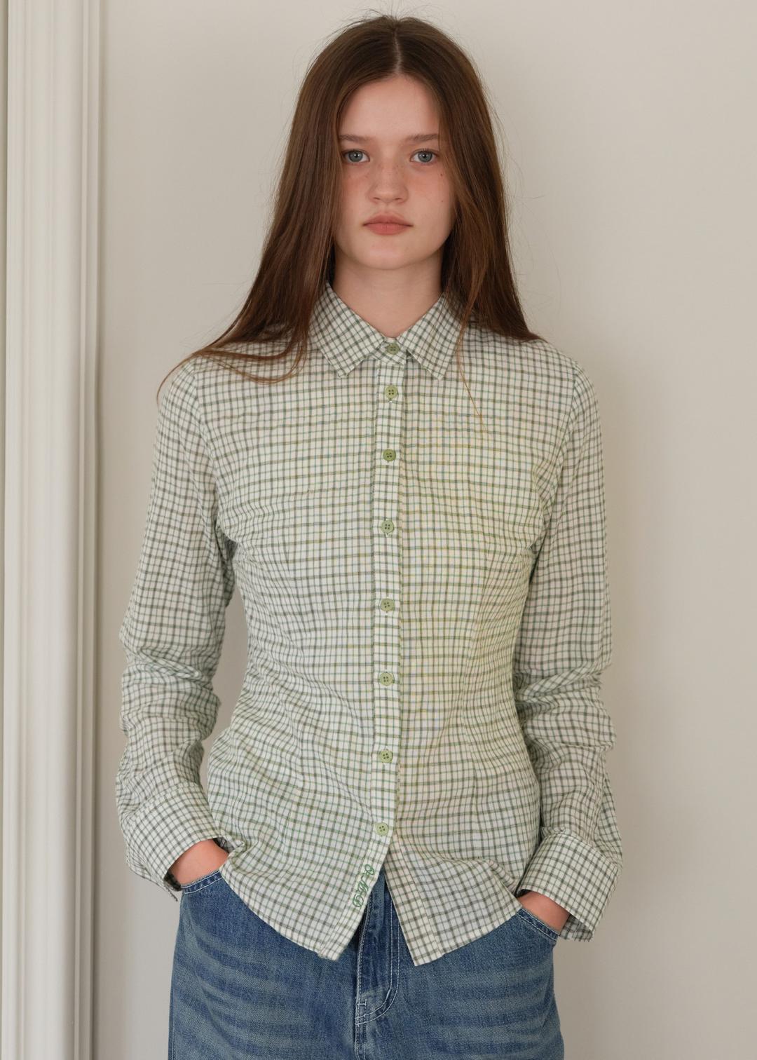 SELLA CHECK SHIRT - GREEN