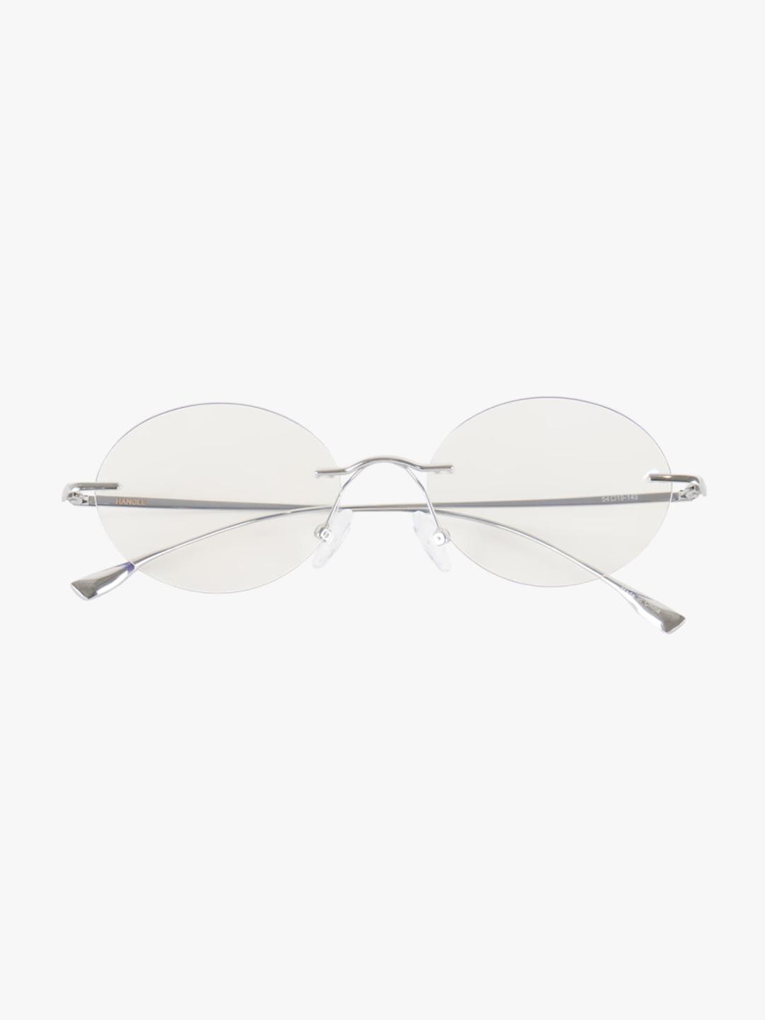 [Blue Light Lens Add] Hype Round Rimless