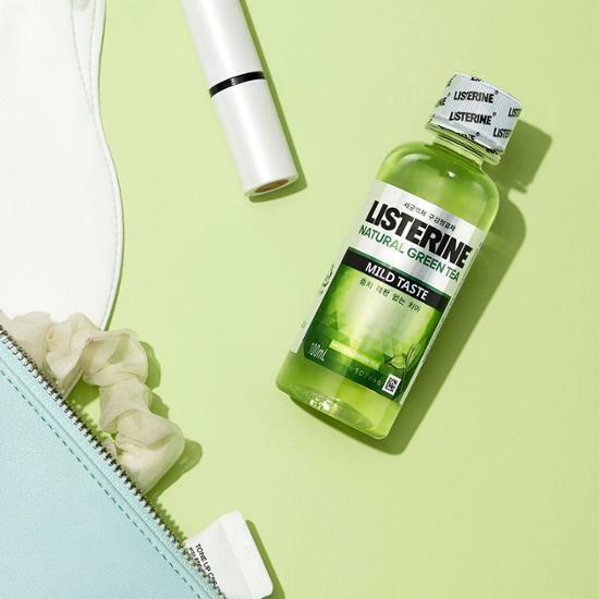 리스테린 내추럴 그린티 마일드 100ml (휴대용)