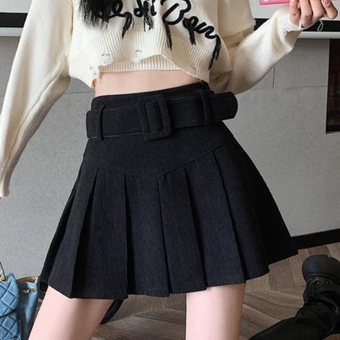 메이리앤 벨트포함 모직 미니 테니스 스커트 속바지안감 - 스커트/치마 | 쿠팡