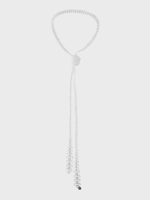 BEADED MULTI CLEAR TIE