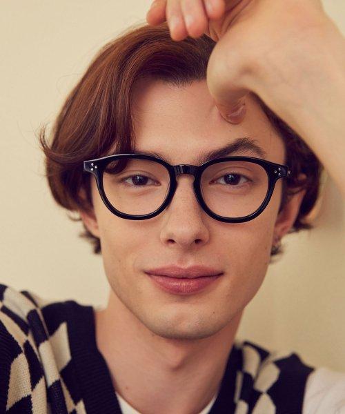 자이스 렌즈 남녀공용 블루라이트차단 뿔테 안경 TIMOTHEE C5