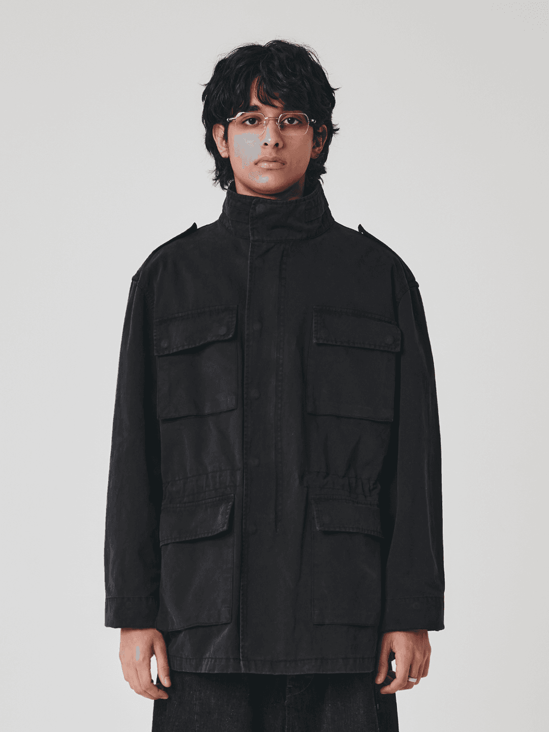 Overdyed M-65 Field Jacket [Black]