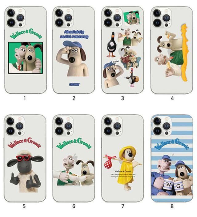 14종 월레스와 그로밋 카드 아이폰 케이스