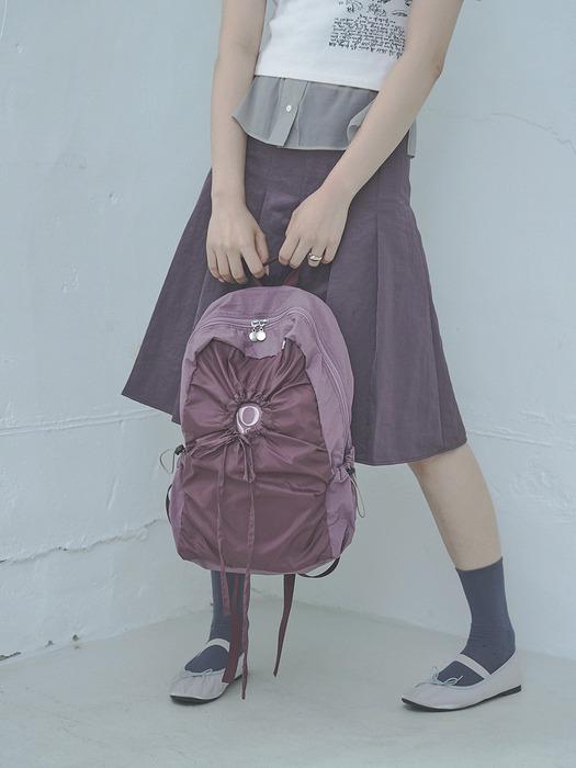 Hole string PO  backpack_purple