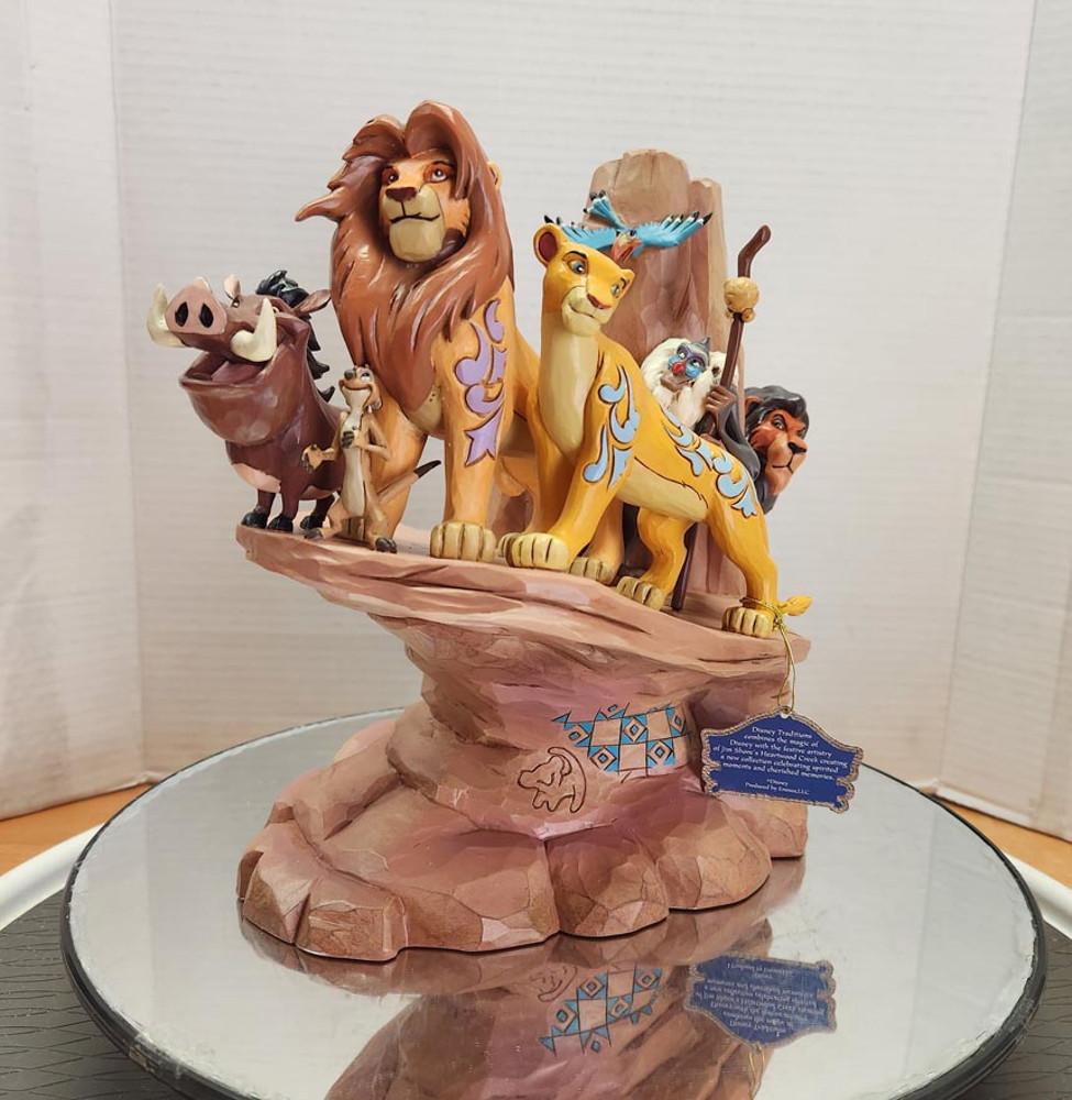 디즈니 라이온 킹 30주년 기념 프라이드 락 피규어 짐슈어